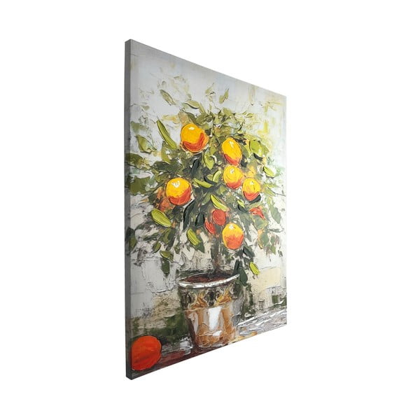 Картина с ръчно рисувани елементи 70x100 cm Oranges – Styler-image-3