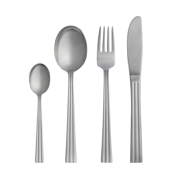 Прибори за хранене от неръждаема стомана в сребрист цвят 16 бр. Thebe – Gense
