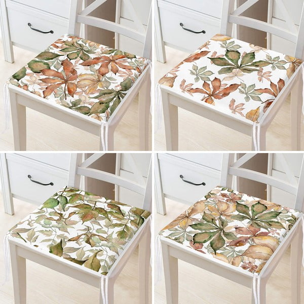 Възглавници за сядане в комплект 4 бр. 40x40 cm Autumn – Mila Home-image-3