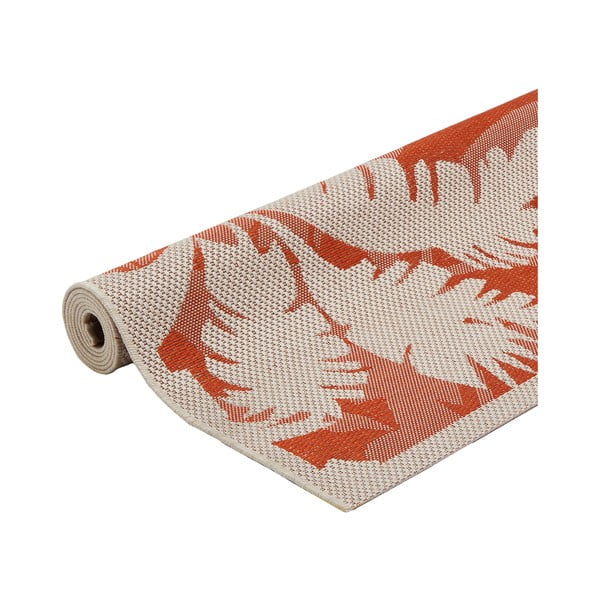 Оранжево-бежов килим за открито , 135 x 190 cm Palms - Floorita-image-2