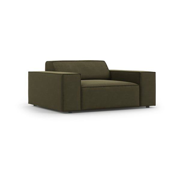 Зелено кадифено кресло Jodie – Micadoni Home