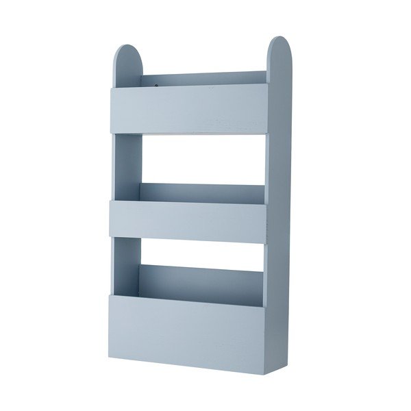 Синя детска библиотека от масивна Пауловния 38x70x12 cm Moris – Bloomingville Mini