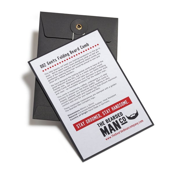 Skládací kartáč na vousy The Bearded Man Company-image-3