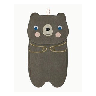 Кафяв текстилен висящ органайзер Darling Bear – OYOY Mini