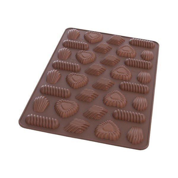 Кафява силиконова форма Candy, 31 x 21 cm - Orion