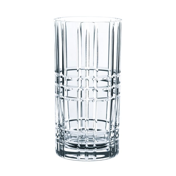 Комплект от 4 кристални чаши Longdrink, 445 ml Square - Nachtmann