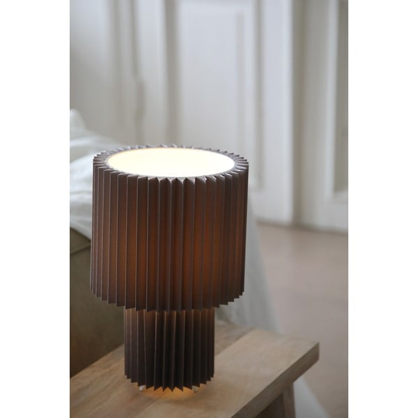 Сива настолна лампа с текстилен абажур (височина 32 cm) Catis – Markslöjd-image-3