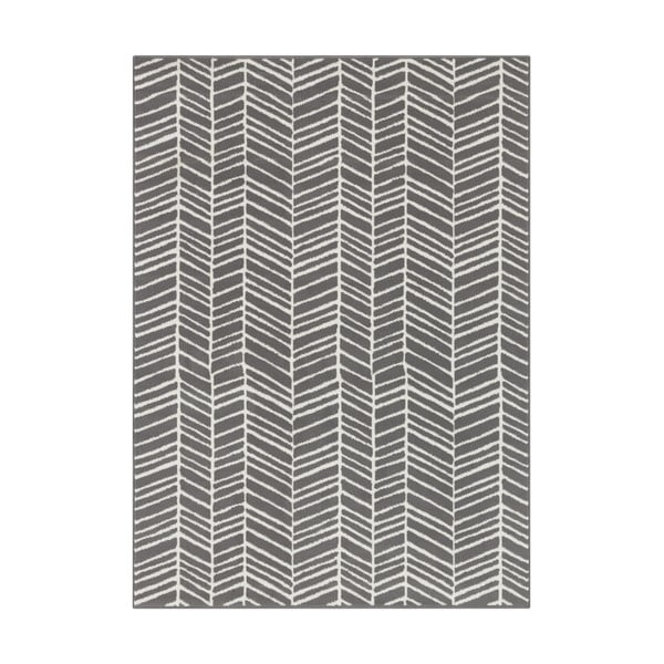 Сив килим , 160 x 220 cm Velvet - Ragami