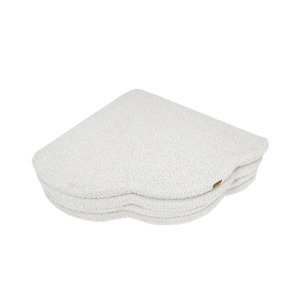 Бяло детско килимче за игра 160x160 cm – Meowbaby-image-2