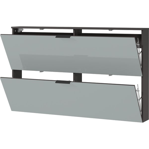 Сива стойка за обувки с панти/шарнири Valega - Germania-image-2