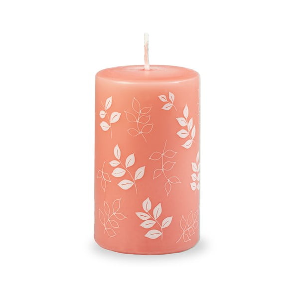 Оранжево-розова свещ, време за горене 40 ч. Pure Beauty - Unipar