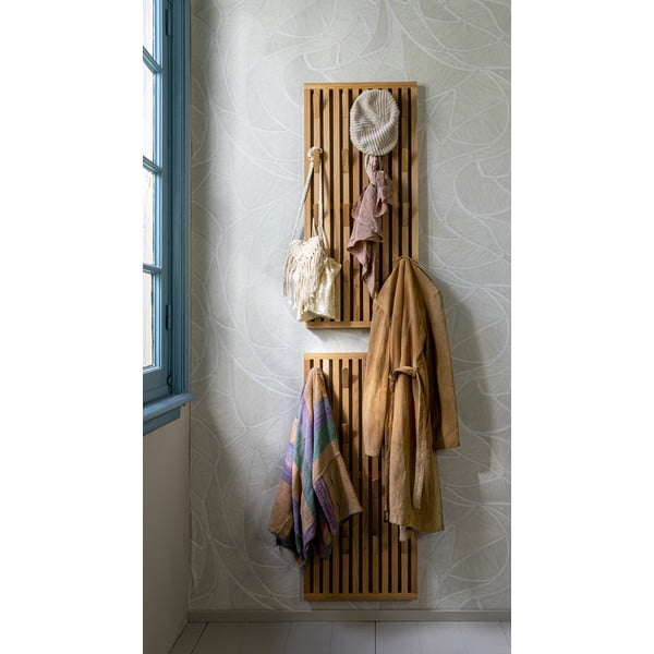 Панел за окачване от масивен дъб в естествен цвят 46x100x8 cm Parco – Spinder Design-image-3