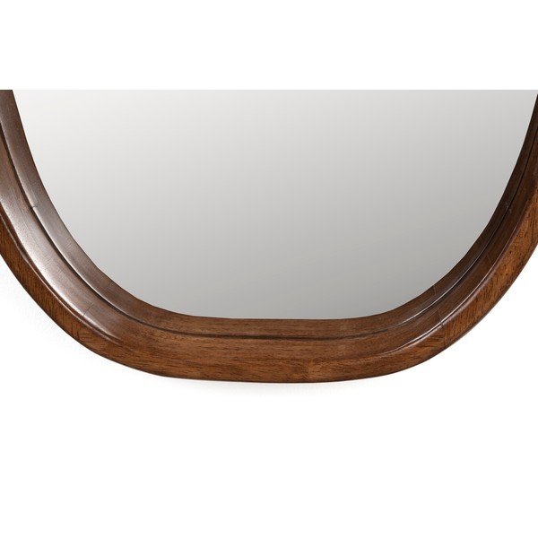 Стенно огледало от масивно дърво 40x120 cm Nyko – White Label-image-2