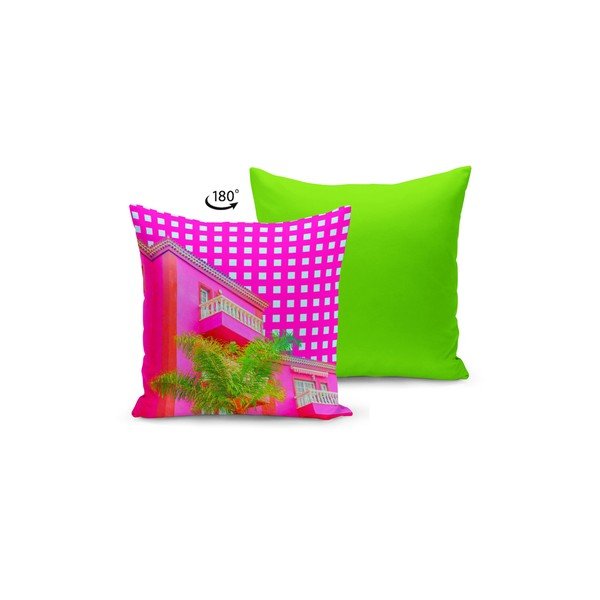 Възглавница с пълнеж Neo Pink, 43 x 43 cm - Kate Louise-image-1