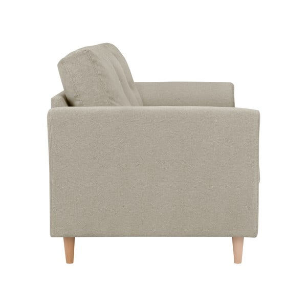 Бежов двуместен диван Smooth - Kooko Home-image-1