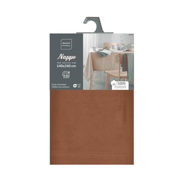 Памучна перяща се покривка за маса 140x240 cm Charline – douceur d'intérieur