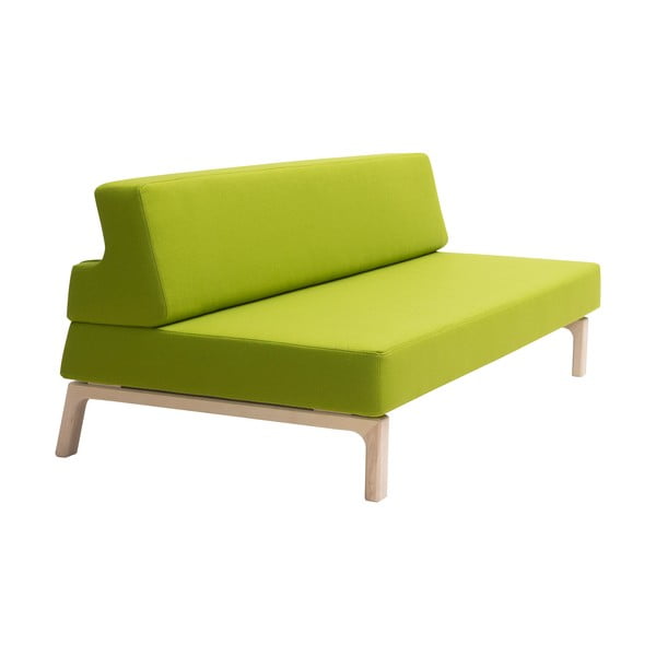 Липово зелен разтегателен диван Lazy - Softline