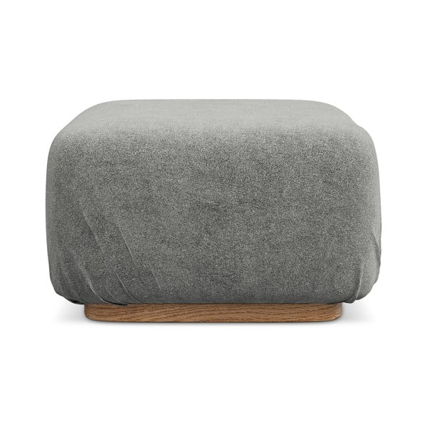 Сива модулна табуретка от букле Ailani – Makamii