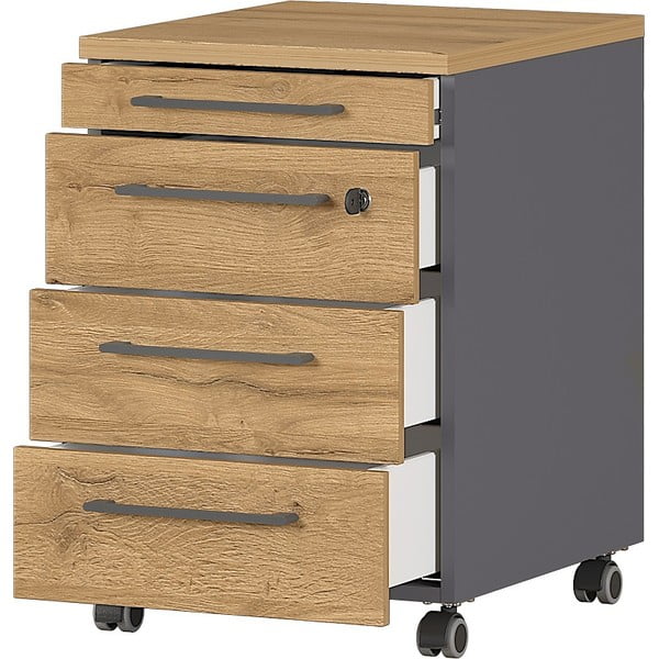 Дъбов шкаф в естествен цвят 42x61 cm Agenda - Germania-image-1