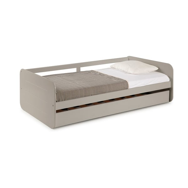 Сиво детско легло с разтегателно легло , 90 x 190 cm Redona - Marckeric-image-3