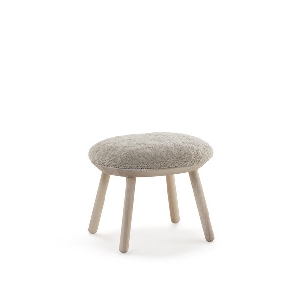 Бежово столче за крака от овча вълна Naïve - EMKO-image-2