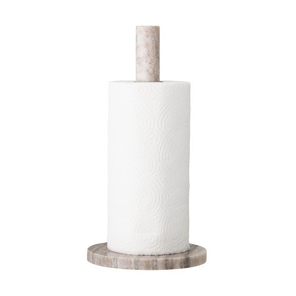 Мраморна стойка за кухненска хартия в естествен цвят ø 15 cm Emy – Bloomingville-image-3