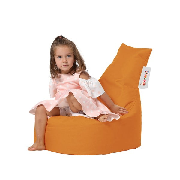 Оранжев детски чувал за сядане Baton - Floriane Garden-image-2