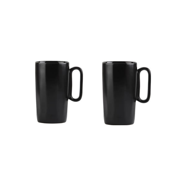 Черни глинени чаши в комплект от 2 бр. 330 ml Fuori – Vialli Design