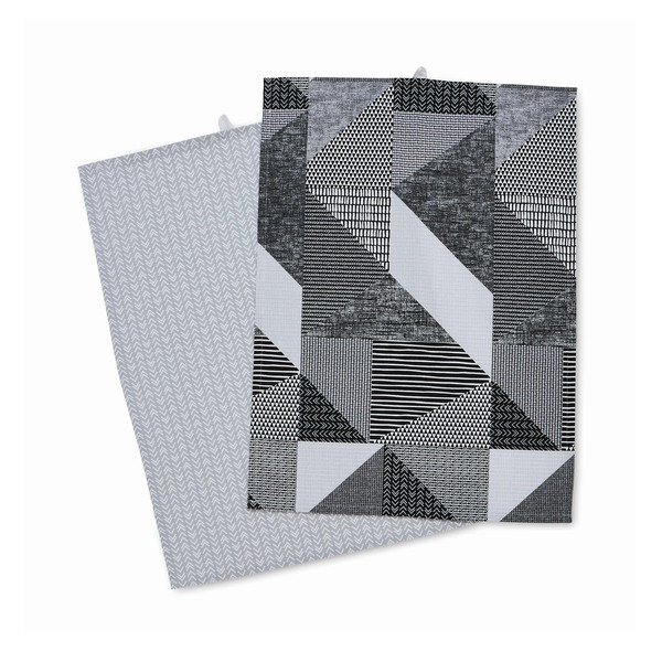 Памучни кърпи за съдове в комплект от 2 бр. 50x70 cm Larsson Geo – Catherine Lansfield