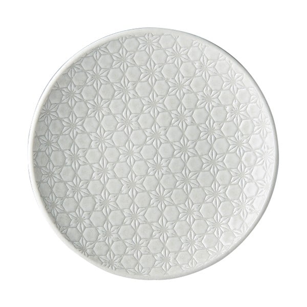 Бяла керамична чиния Star, ø 20 cm White Star - MIJ