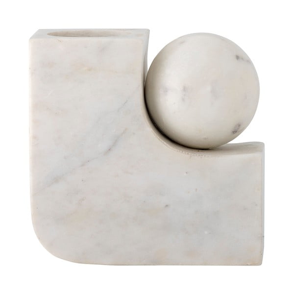 Бяла мраморна ваза Abbelin - Bloomingville-image-3