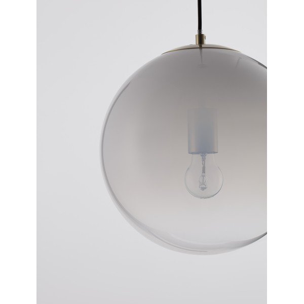 Бяло/ в златист цвят стъклено висящо осветително тяло ø 30 cm Vita – Nova Luce-image-4