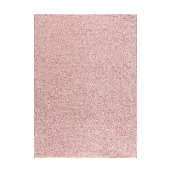 Розов килим от микрофибър 160x220 cm Coraline Liso – Universal