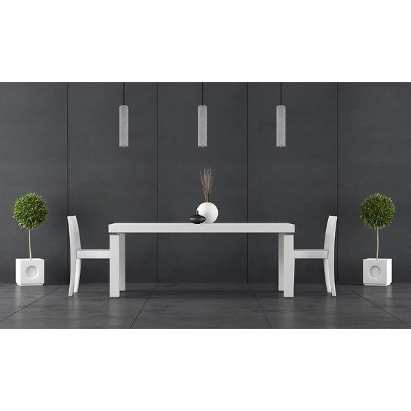 Сиво бетонно висящо осветително тяло Fadre – Sollux-image-1