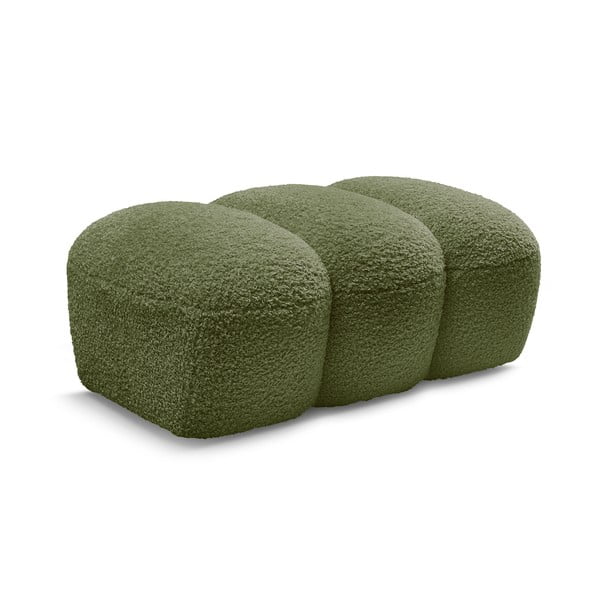 Зелена табуретка  от прежда с примки от букле Hippolyte – Bobochic Paris-image-3