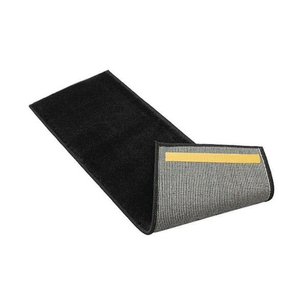 Черни килими за стълби в комплект от 13 бр. 22x71 cm Pure Black – Mila Home
