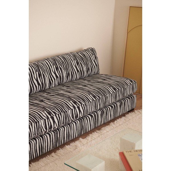 Антрацитен шенилов диван 197 cm Zeb – Ellos Home-image-2