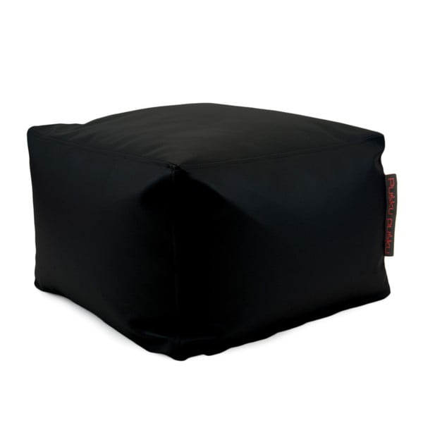Černý sedací puf vhodný i do exteriéru Pusku pusku Softbox