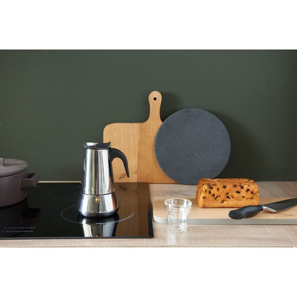 Кана за кафе от неръждаема стомана в сребрист цвят 400 ml Trevi – Leopold Vienna-image-1