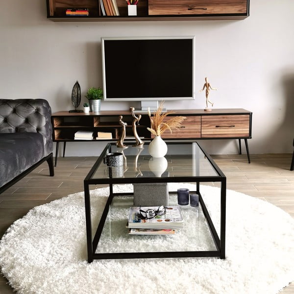 Черна масичка за кафе 60x90 cm Astro - Neostill-image-3