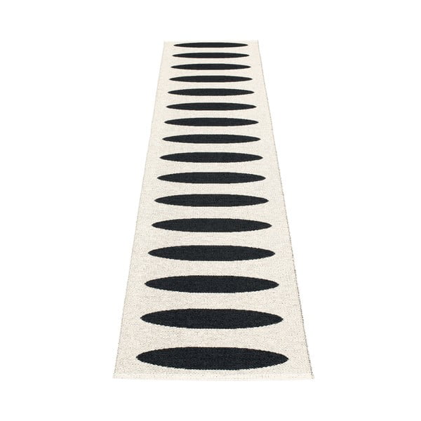 Черна пътека за открито и закрито 70x300 cm Ella Black – Pappelina-image-2