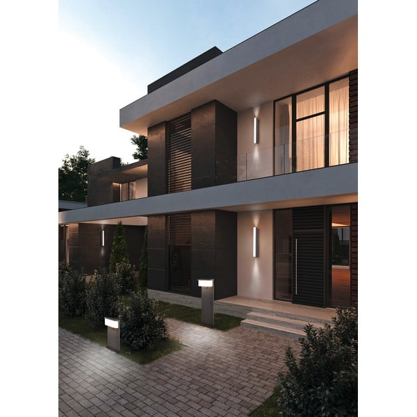 Външно осветително тяло със сензор за движение (височина 8 cm) Nestos – Trio-image-1