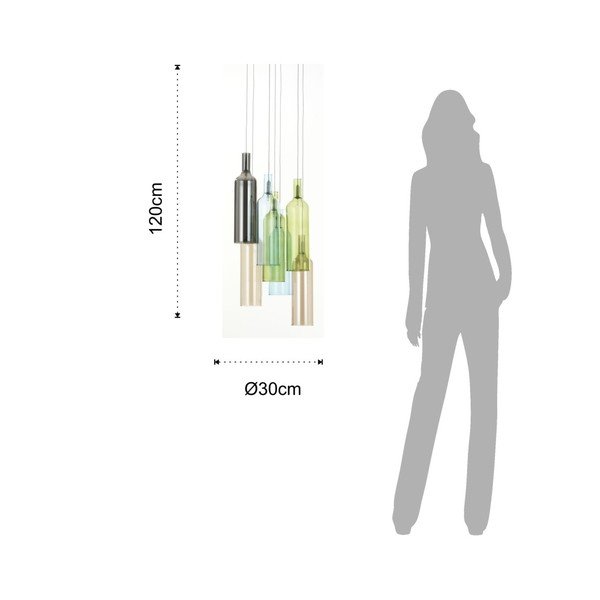 Таванна лампа Бутилки - Tomasucci-image-1