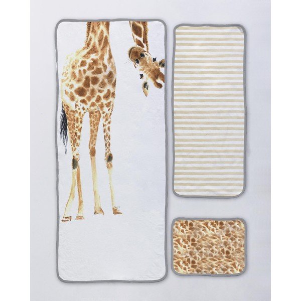 Комплект от 3 кърпи Funky Giraffe - Madre Selva-image-1