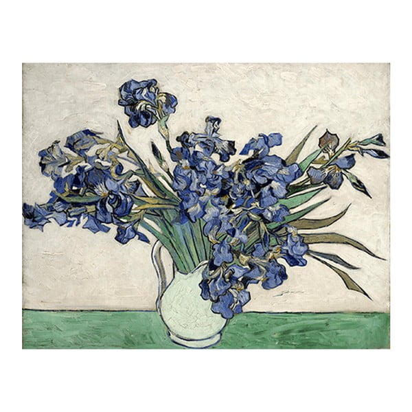 Репродукция на Винсент ван Гог - , 40 x 26 cm Irises 2 - Fedkolor