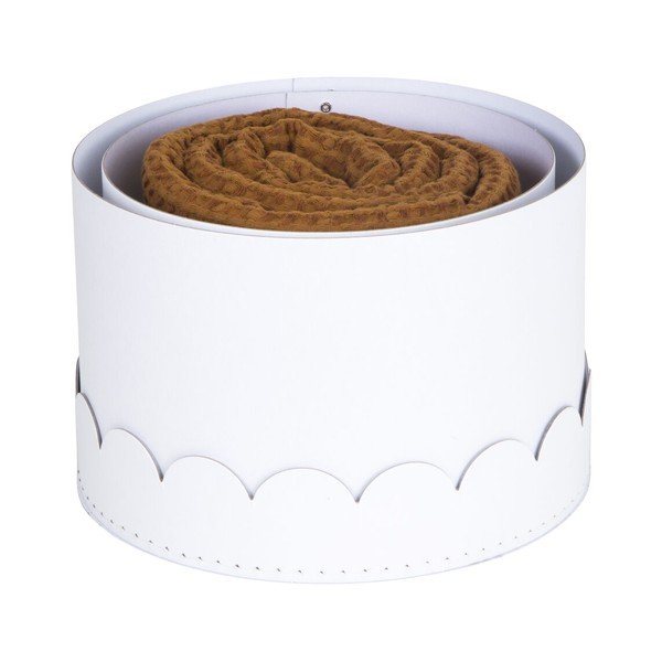 Бели картонени кутии за съхранение в комплект 2 бр. с капаци ø 26x17,5 cm Wilma Paper Laminate – Bigso-image-3