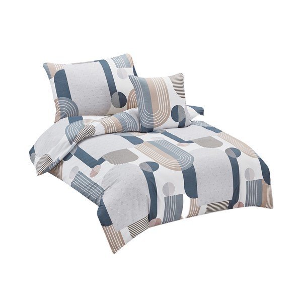 Единично  спално бельо от микросатен 3 части 140x200 cm Beryl – My House