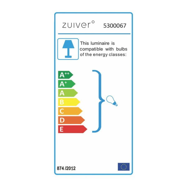 Тъмно сиво таванно осветително тяло , ⌀ 51 cm Dek - Zuiver-image-3