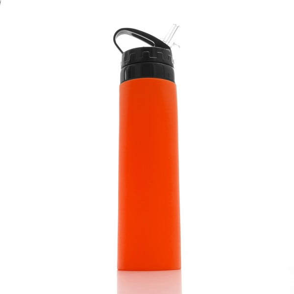 Оранжева силиконова спортна бутилка Hidralyne - InnovaGoods