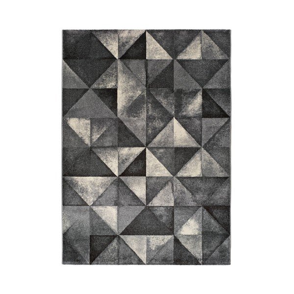 Šedý koberec Universal Delta Triangle, 190 x 280 cm